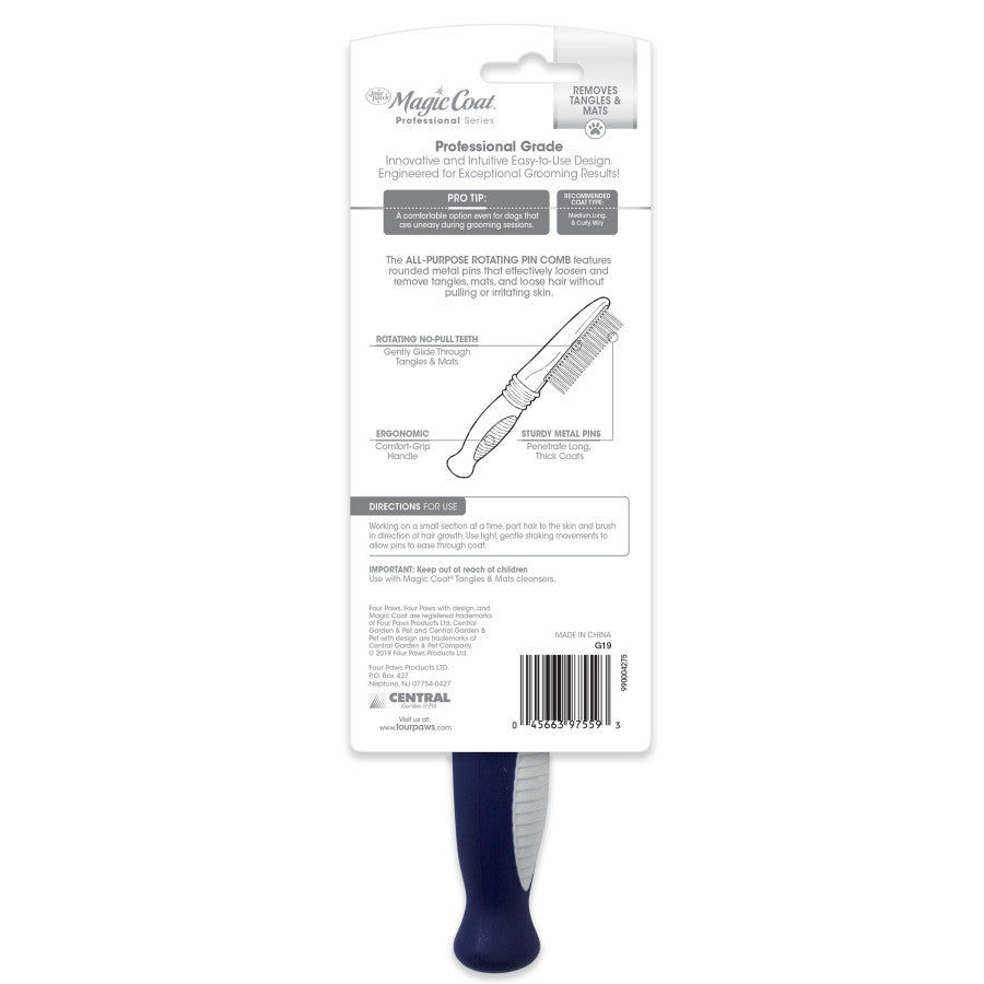 Rotating Pin Comb, 1ea/One Size