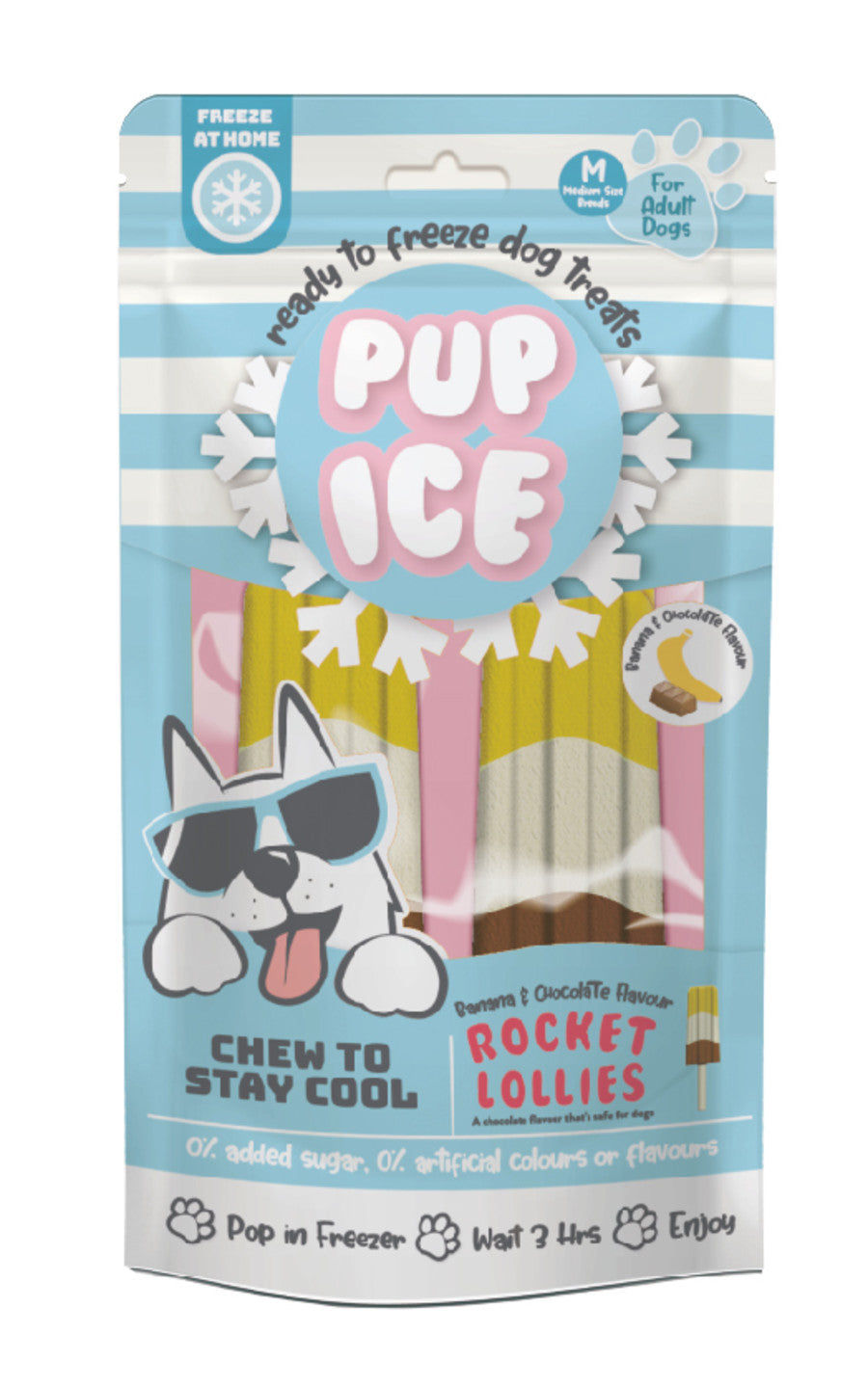 Rocket Lollie, Banana & Chocolate, 1ea/2 pk