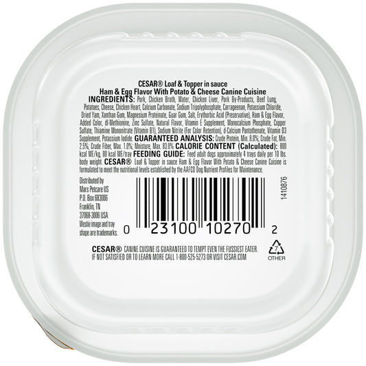 Ham & Egg w/Potato & Cheese, 24ea/3.5 oz, 24 pk