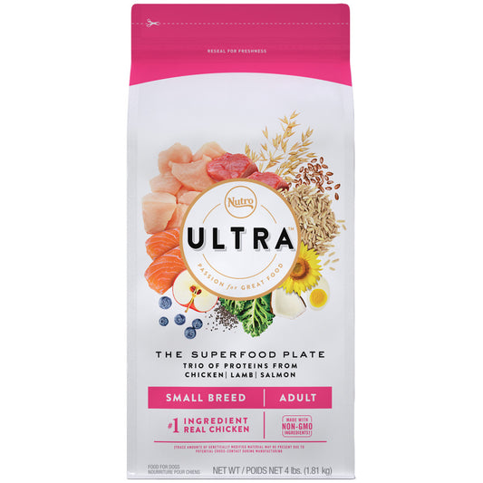Trio of Proteins from Chicken, Lamb, and Salmon, 1ea/4 lb