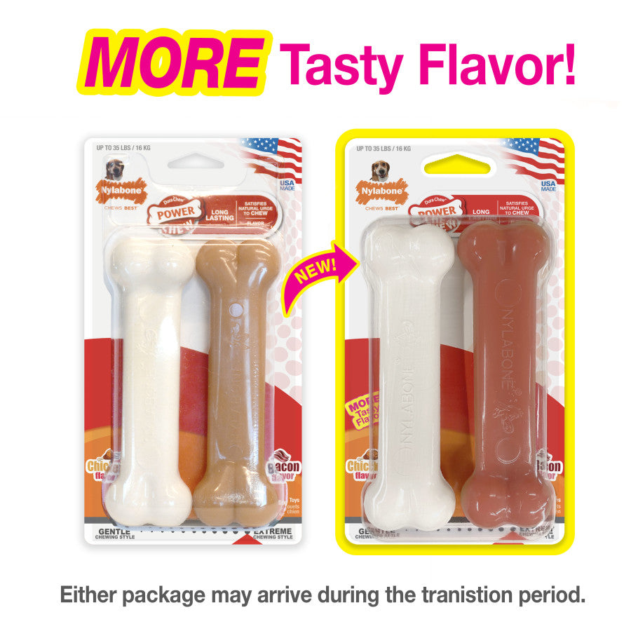 Twin Pack, Bacon & Chicken, 1ea/Medium/Wolf (2 ct)