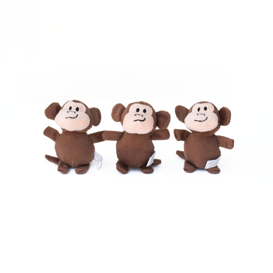 Monkeys, 1ea/XS, 3 pk