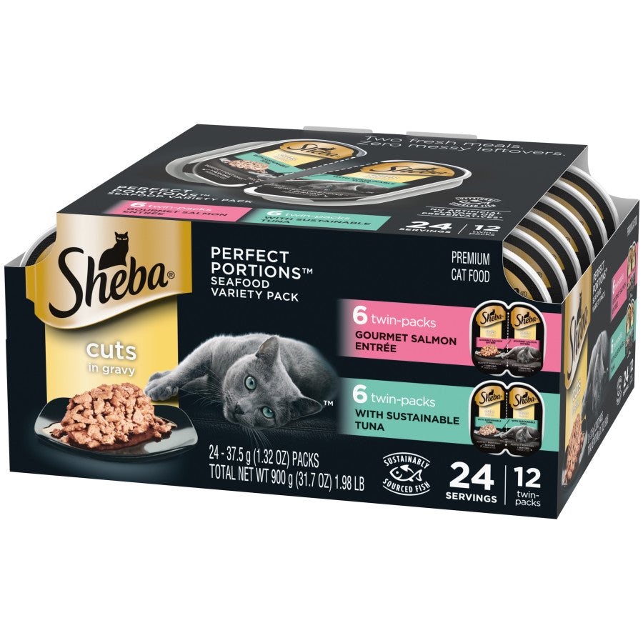 Variety Pack (Gourmet Salmon, Sustainable Tuna), 2ea/2.6 oz, 12 pk