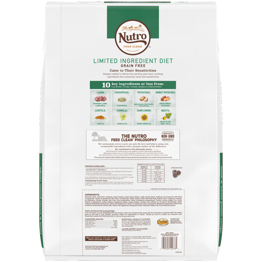 Lamb & Sweet Potato, 1ea/22 lb