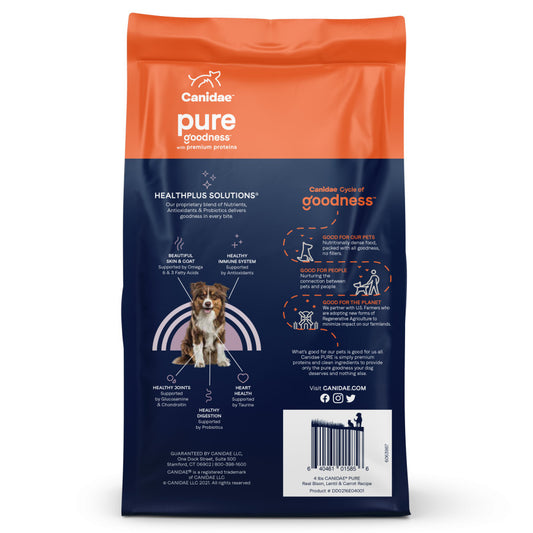 Bison, Lentil & Carrot, 1ea/4 lb
