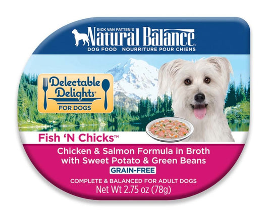 Fish 'N Chicks in Broth, 24ea/2.75 oz, 24 pk