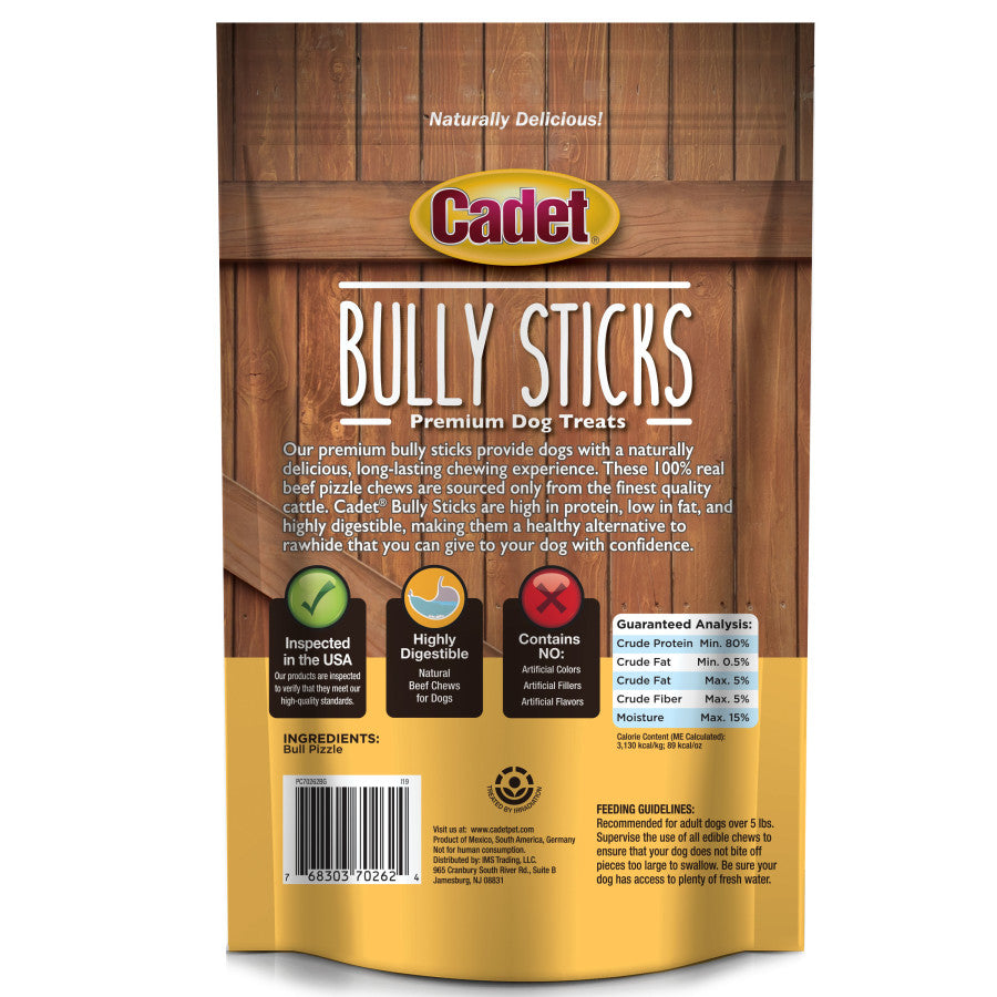Regular, Bully Sticks, 1ea/6 oz
