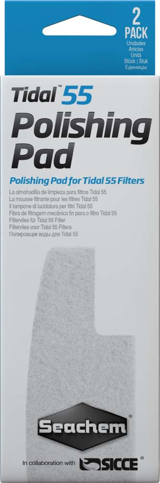 For Tidal 55 Filters, White, 1ea/2 pk