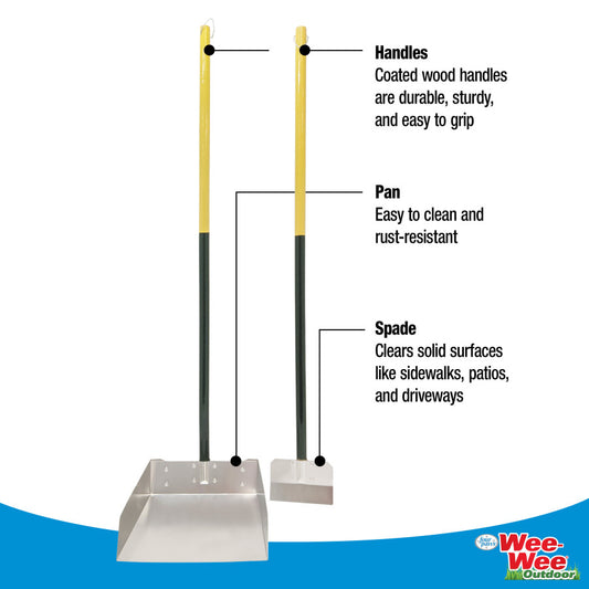 Spade & Pan Set, 1ea/Large, 9.5 in X 10 in X 38 in