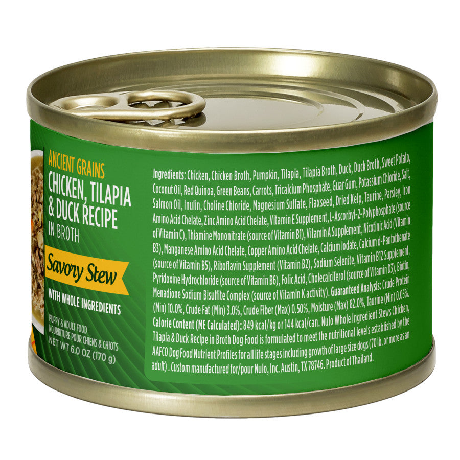 Tilapia, Chicken, & Duck, 4ea/6 oz