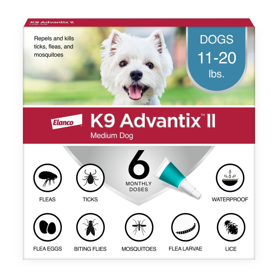 6-Month Supply, 1ea/MD Dogs (11-20 Lbs)