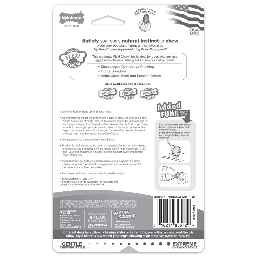 Flavor Medley, Brown, 1ea/Medium/Wolf - Up To 35 Lbs. (1 ct)