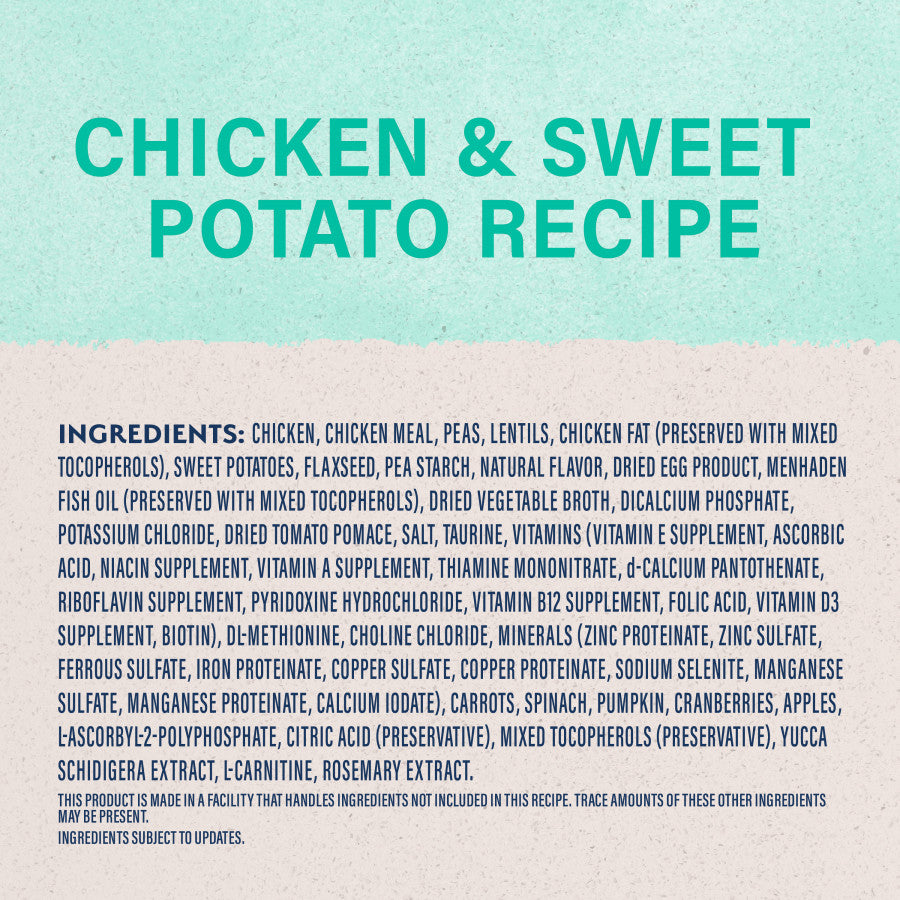 Chicken & Sweet Potato, 1ea/4 lb