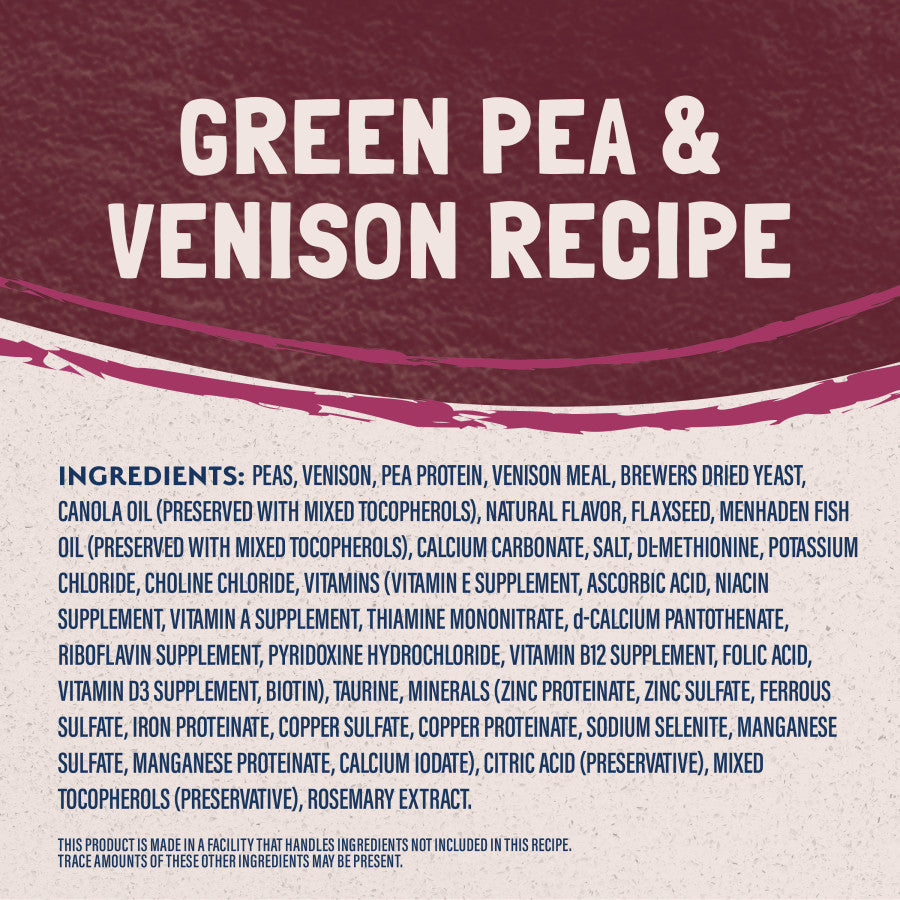 Green Pea & Venison, 1ea/8 lb