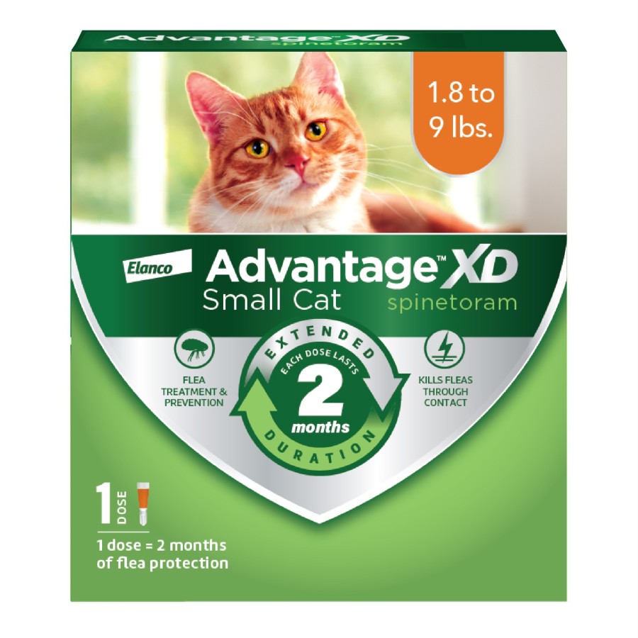 1 dose (2 months of protection), 1ea/SM Cats (1.8-9 Lbs)