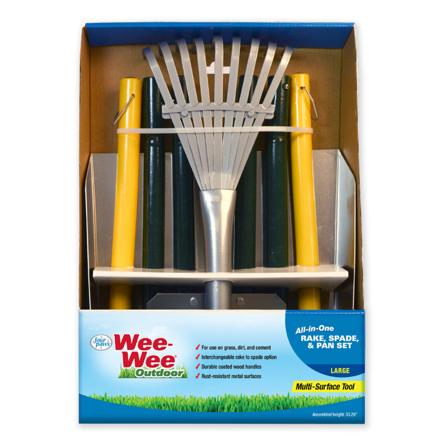 Rake, Spade & Pan, 1ea/Large, 9.5 in X 10 in X 38 in