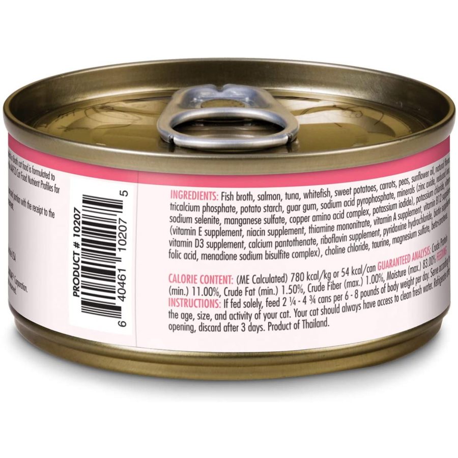 Salmon & Whitefish in Broth, 24ea/2.46 oz