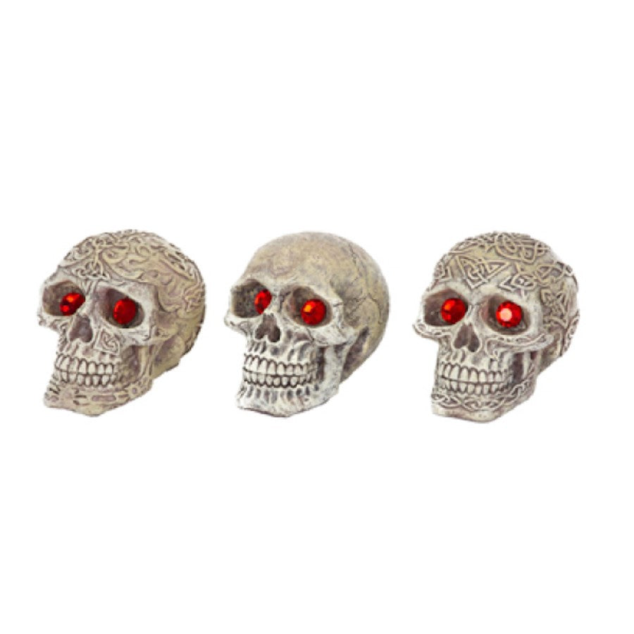 Celtic Skull, Grey, 1ea/3 pk, SM