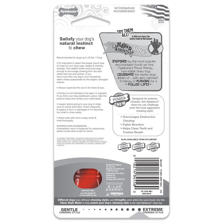 Beef Jerky, 1ea/Medium/Wolf (1 ct)