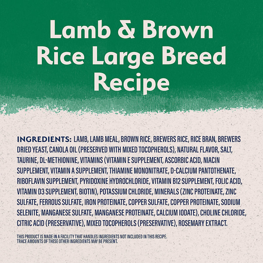 Lamb & Brown Rice, 1ea/26 lb