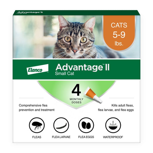4-Month Supply, 1ea/SM Cats (5-9 Lbs)