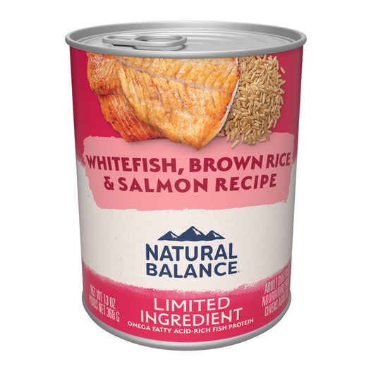 Whitefish, Brown Rice & Salmon, 12ea/13 oz
