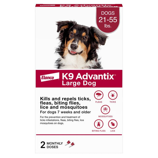 2-Month Supply, 1ea/LG Dogs (21-55 Lbs)