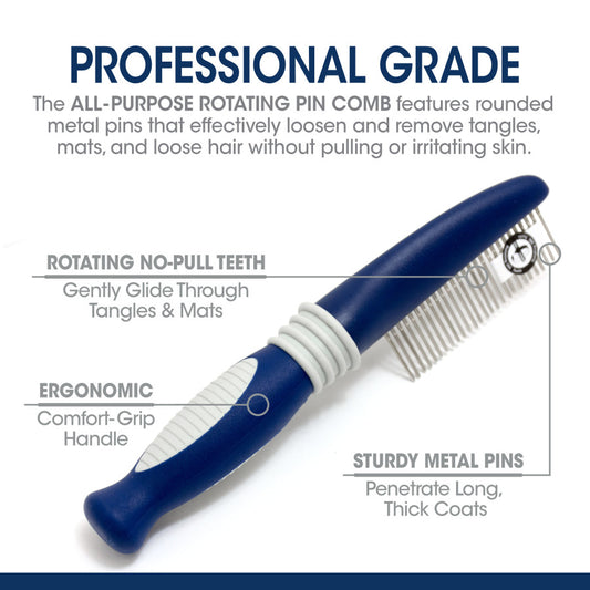 Rotating Pin Comb, 1ea/One Size