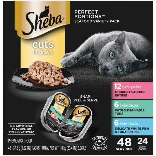 Variety Pack (Salmon, Tuna, Whitefish & Tuna), 1ea/2.6 oz, 24 pk