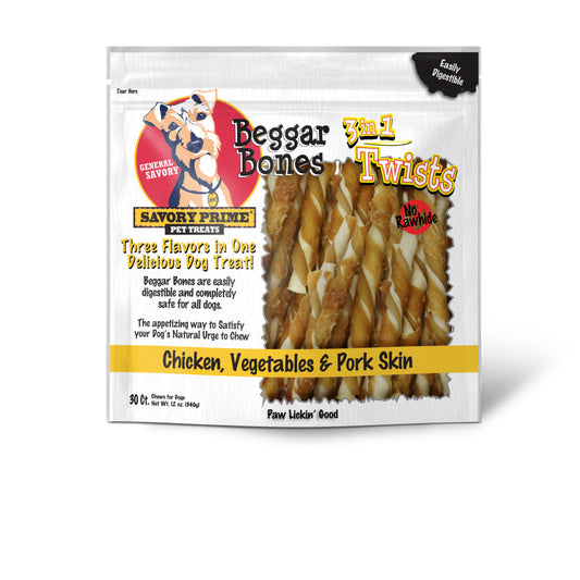 Chicken, Vegetable & Pork, 1ea/30 ct