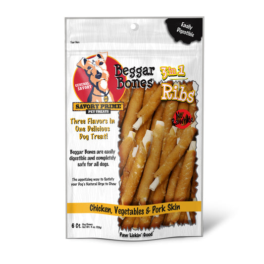 Chicken, Vegetable & Pork, 1ea/6 ct