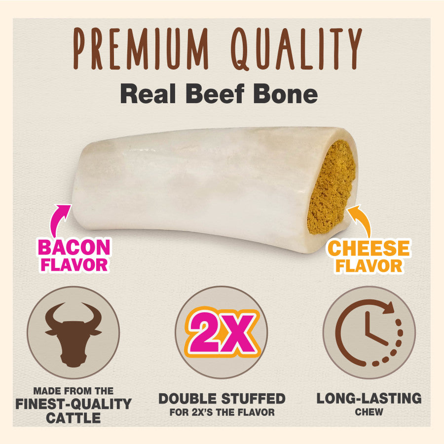 Double Stuffed Shin, Bacon & Cheese, 1ea/Large (1 ct)