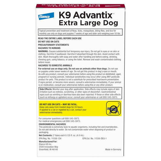 2-Month Supply, 1ea/XL Dogs (Over 55Lbs)