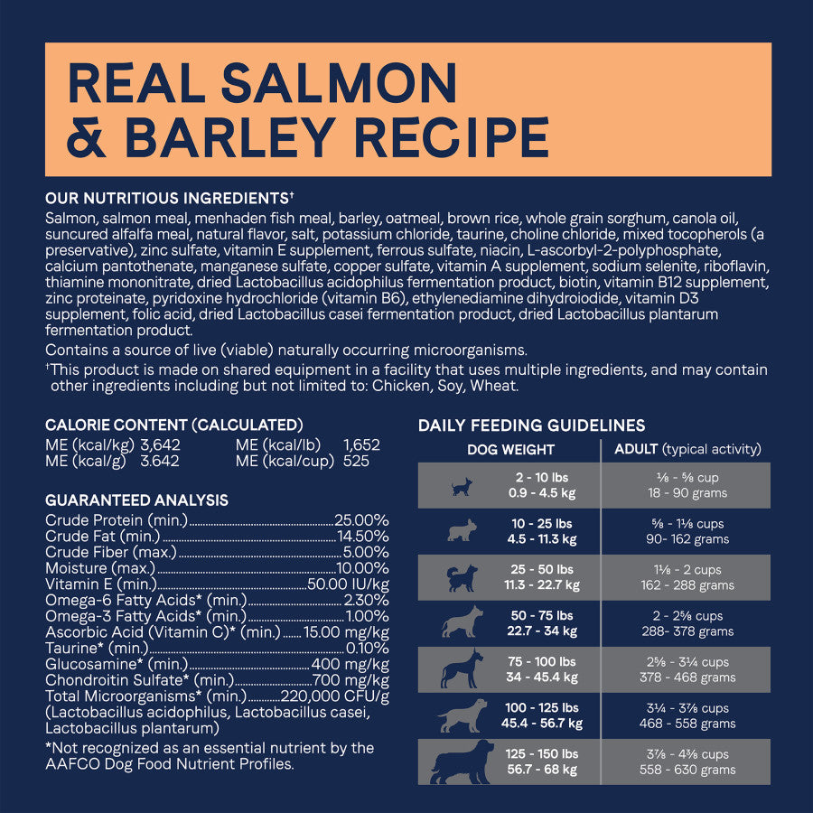 Salmon & Barley, 1ea/24 lb