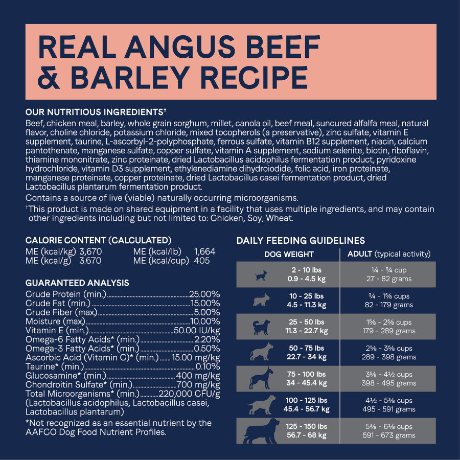 Beef & Barley, 1ea/4 lb