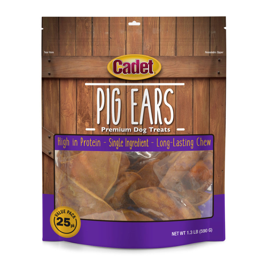 Pig Ears, 1ea/1.3 Lb (25 ct)