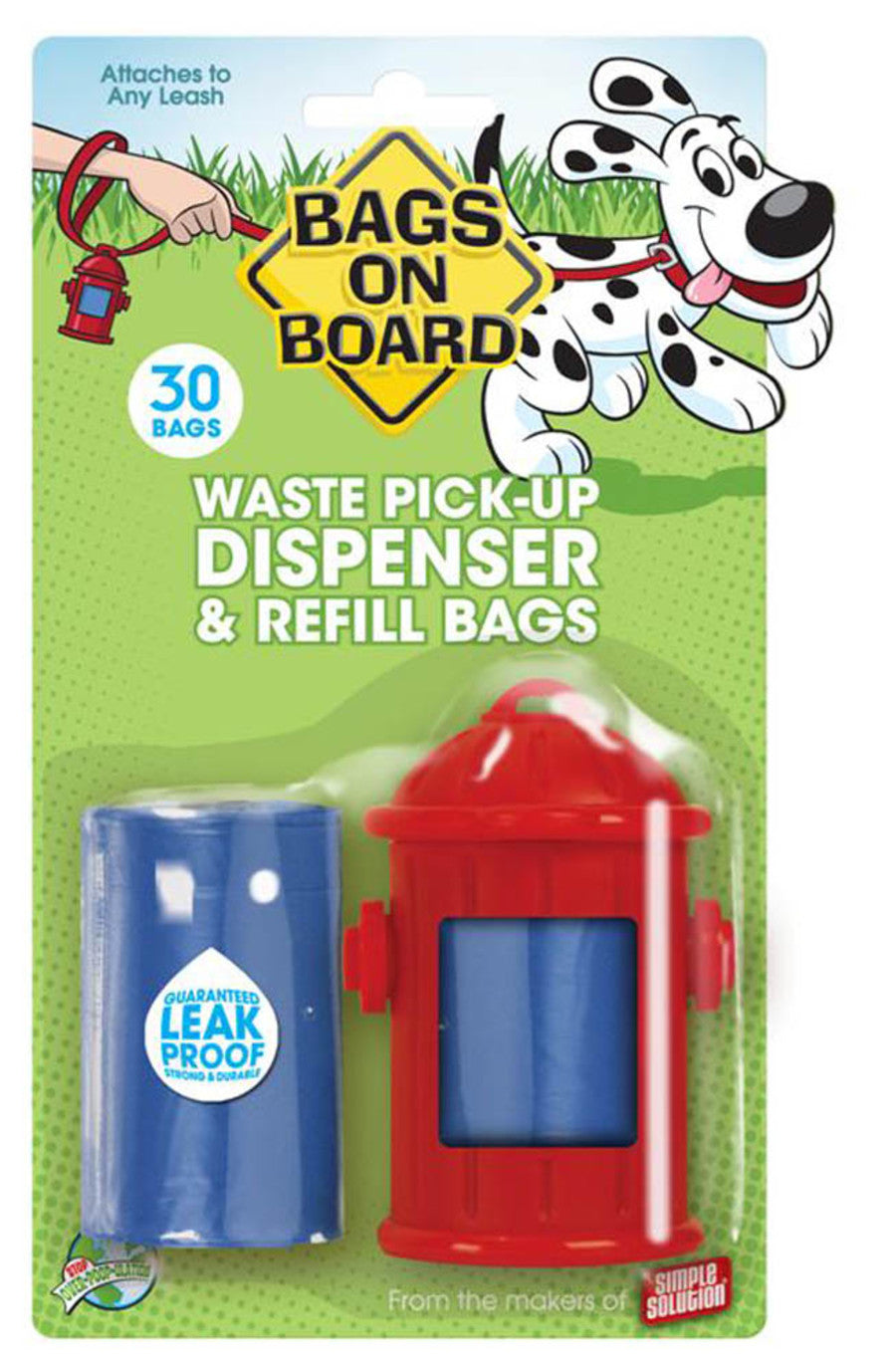 Red, Blue, 1ea/2 Rolls Of 15 Pet Waste Bags, 9 In X 14 in