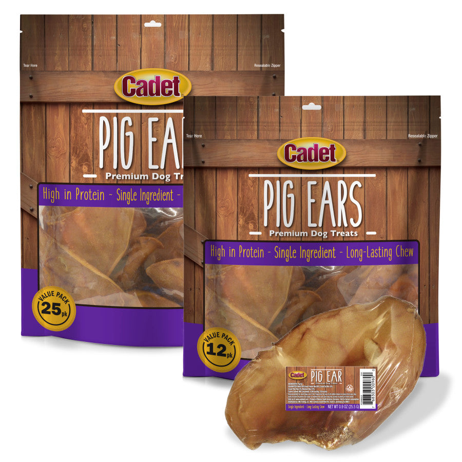 Pig Ears, 1ea/1.3 Lb (25 ct)