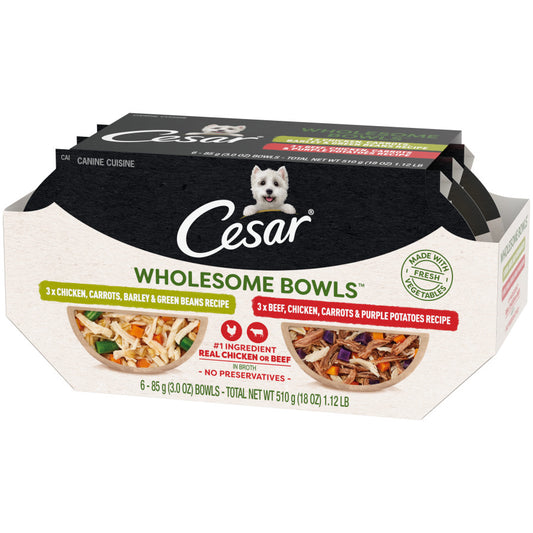 Variety (3-Chicken & Vegetable|3-Beef & Vegetable), 1ea/3 oz, 6 pk