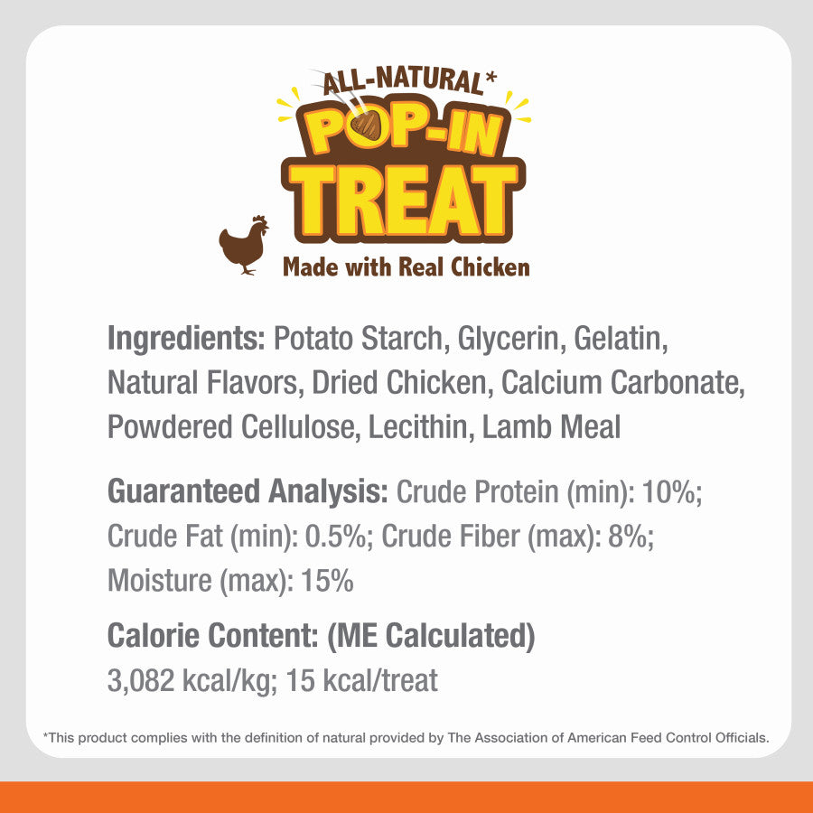 Treat Refill, Chicken, 1ea/Medium/Wolf (30 ct)