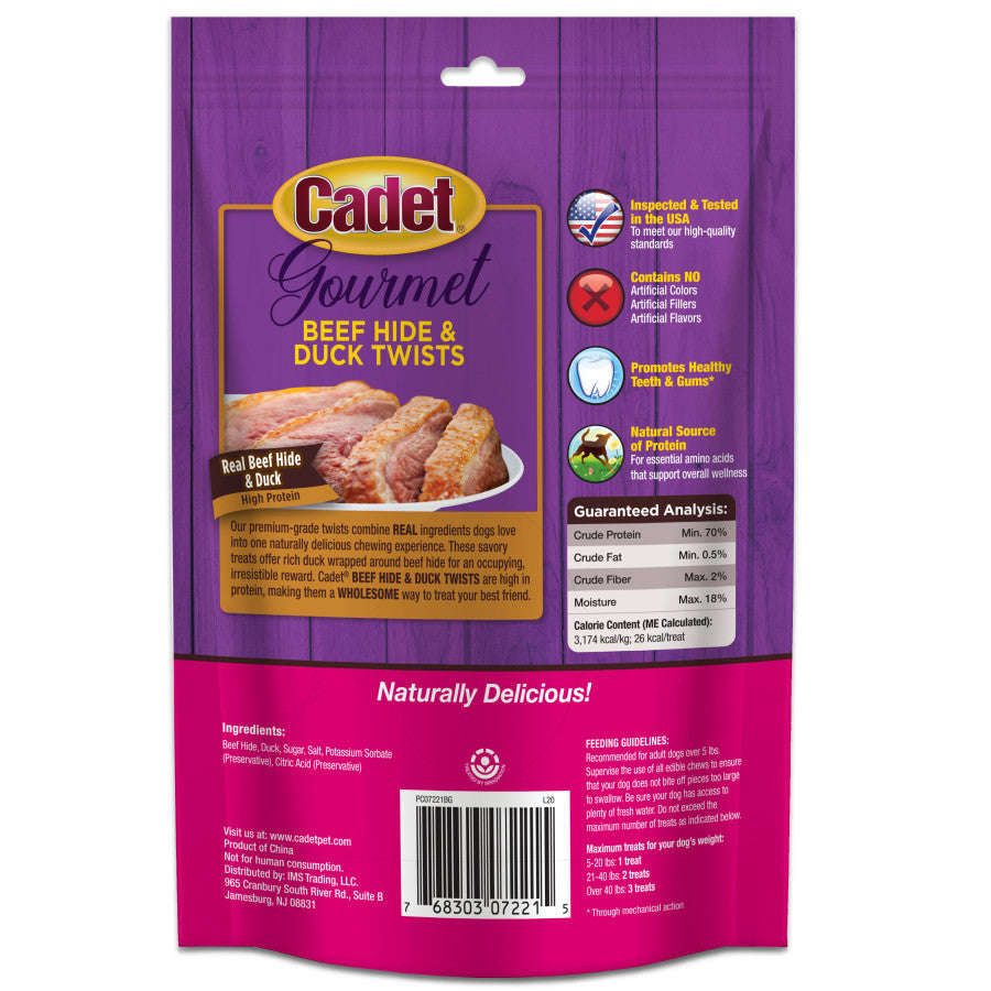 Beef Hide & Duck, 1ea/5 In. (14 ct)