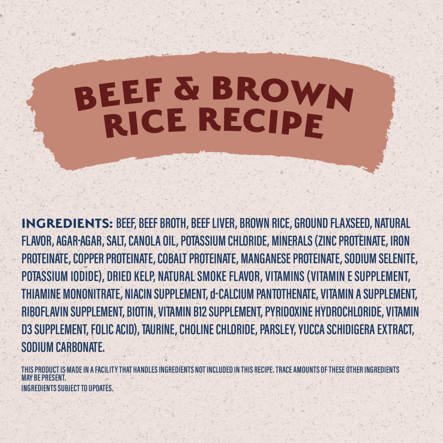 Beef & Brown Rice, 12ea/13 oz