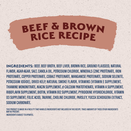 Beef & Brown Rice, 12ea/13 oz