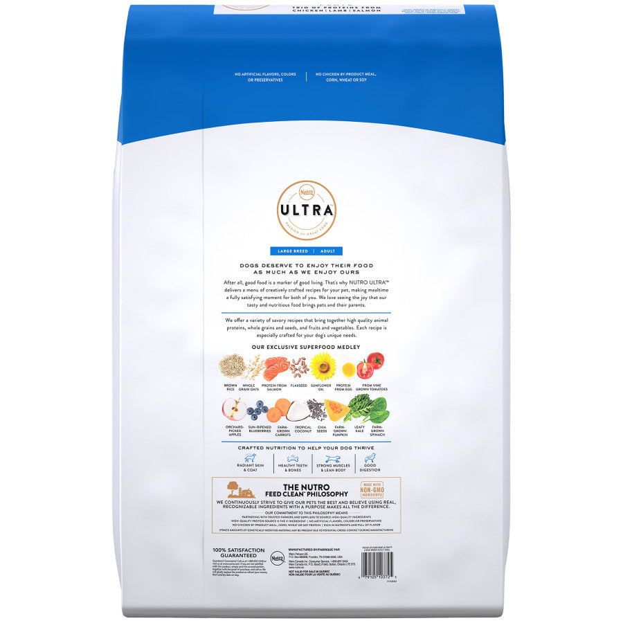 Trio of Proteins from Chicken, Lamb, and Salmon, 1ea/30 lb