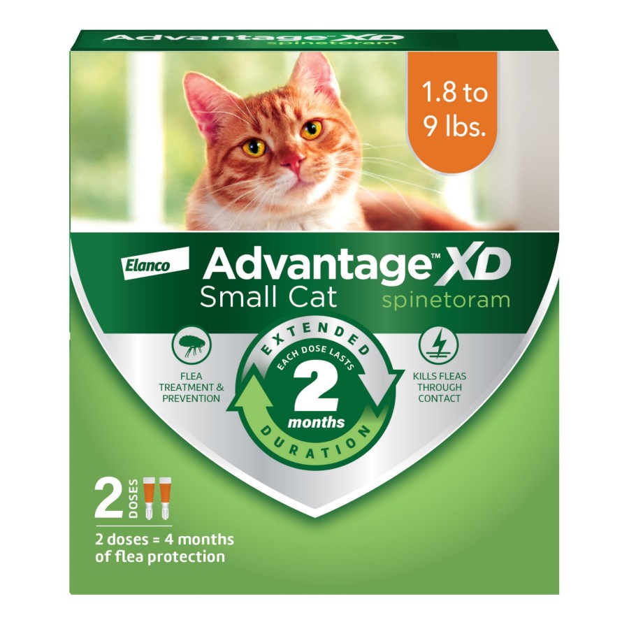 2 doses (4 months of protection), 1ea/SM Cats (1.8-9 Lbs)