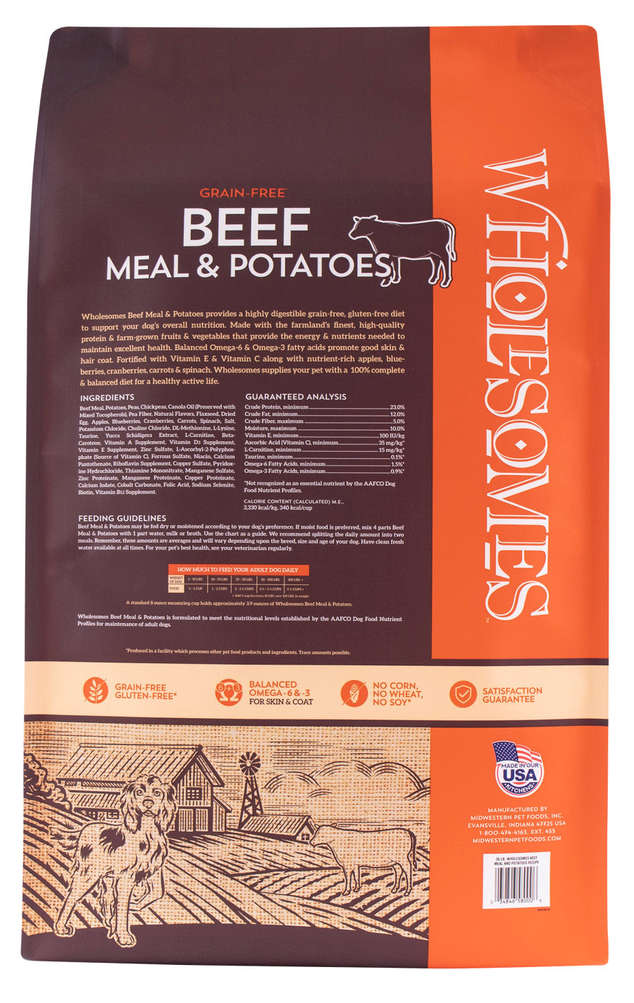 Beef Meal & Potatoes, 1ea/35 lb