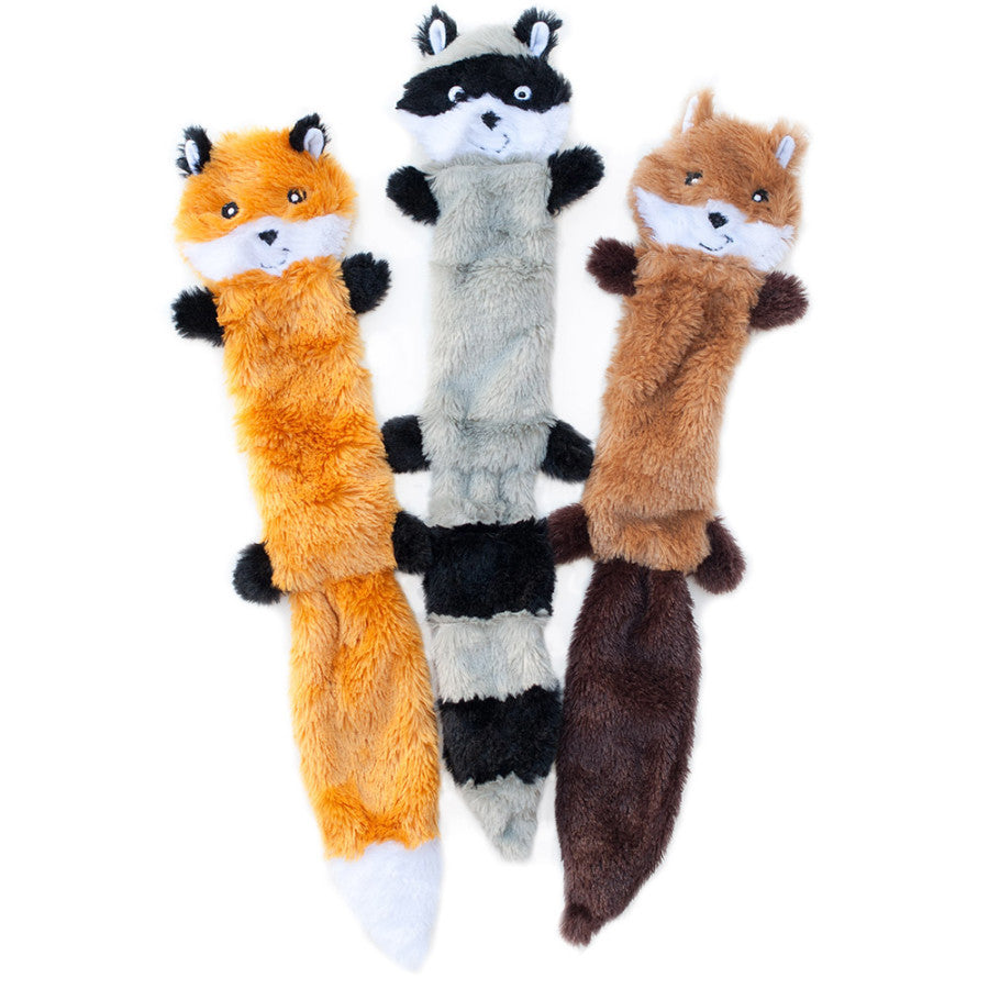 Fox, Raccoon, Squirrel, 1ea/LG, 3 pk