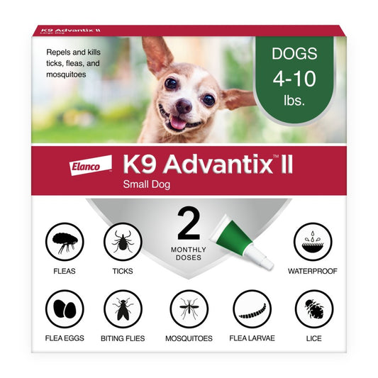 2-Month Supply, 1ea/SM Dogs (4-10 Lbs)