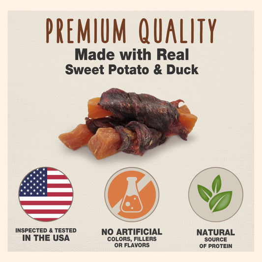 Wraps, Duck & Sweet Potato, 1ea/14 Oz. (1 ct)