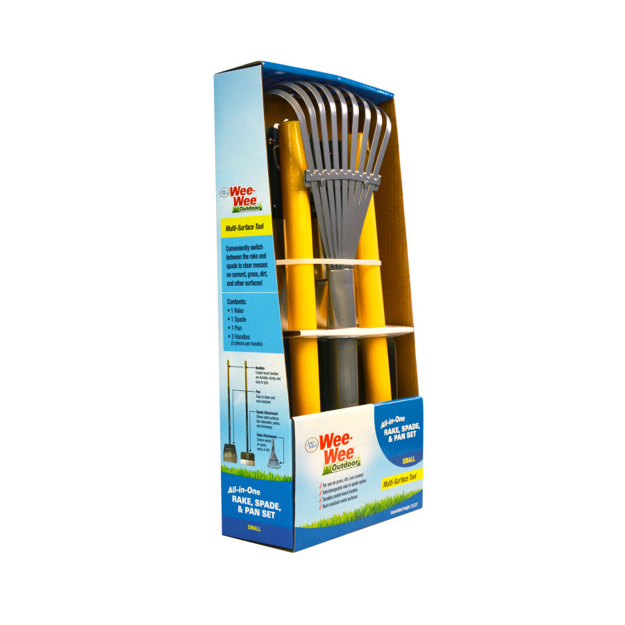 Rake, Spade & Pan, 1ea/SMall, 7 in X 7 in X 38 in